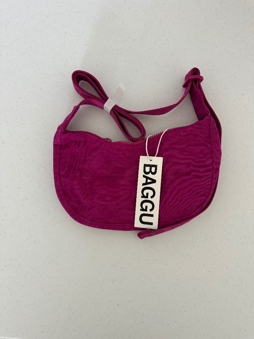 Baggu Small Crescent Bag - Deep Fuchsia